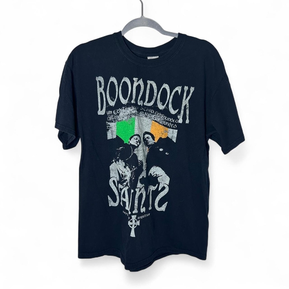 Boondock Saints black cotton tee Size L #boondocksaints #movie
